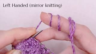 No Cable Needle Required: How to Knit the 2/1 LPC and 2/1 RPC Cable Stitches for Lefties