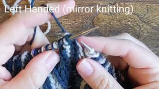 Slip 1 Yarnover (returning yarn to back) - RH & LH