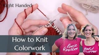 How to Knit Stranded Colorwork: Fair Isle Knitting and Catching Floats