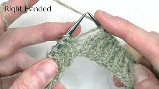 How to Knit a Buttonhole: Ribbing Flat Technique for RH Knitters