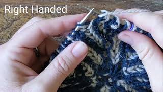 Brioche: Slip 1 Yarnover (returning yarn to front) - RH & LH