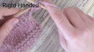 Bind Off Knitwise (bo) - RH & LH