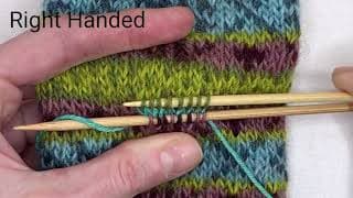 How to setup for and knit an Afterthought Thumb