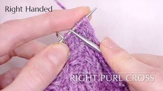 Master the 2/1 LPC and 2/1 RPC Cable Stitches Without a Cable Needle