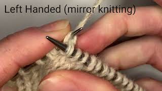 3-stitch Bobble (RH & LH)