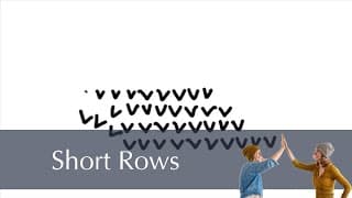 What are Short Rows in Knitting with Sock Heel Example