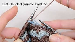 Mind-blowing Marker Movement: Central Double Decrease (cdd) for Left Handed Mirror Knitters